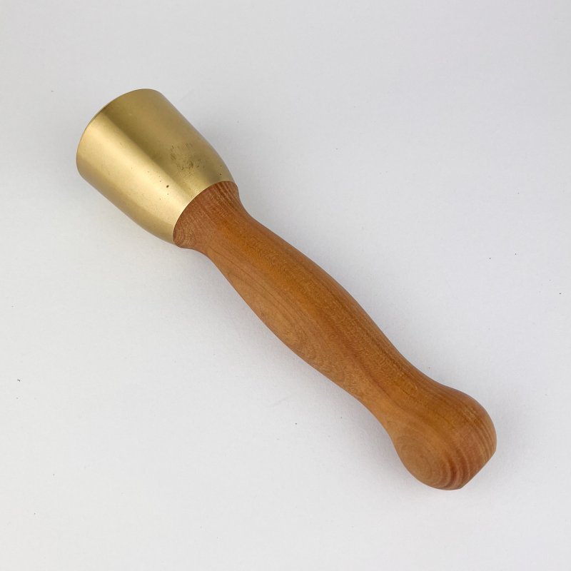Friday Finds Small Carving Mallet - Brass Head - Swiss Made [Preowned, SOLD]