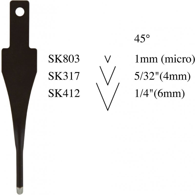 Flexcut Flexcut 45-degree V-Tools (45°)