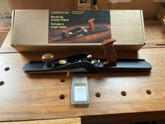 Friday Finds Veritas Bevel Up Jointer plane (with PV11 Blade) [Preowned, SOLD]