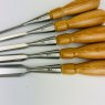 Friday Finds Lie-Nielsen - Bevel Edged Chisels (O1 Steel) - Set of 5 in Tool Roll [Preowned, As New, SOLD]